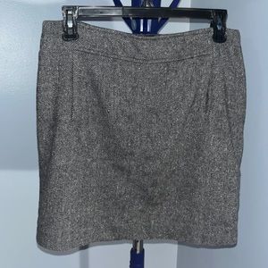 Banana Republic Wool Blend Gray Mini Skirt Size 8